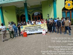 FKDM Jakarta Barat Melakukan Penyemprotan di Kembangan Dalam rangka Hari Sumpah Pemuda