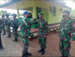 Danpuspomad Kunjungi Pos Kout Satgas Pamtas Yonif 125/Simbisa
