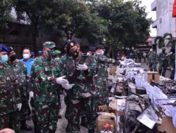 TNI Musnahkan Barang Bukti Perkara Inkracht Tindak Pidana Militer