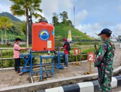 Satgas Yonif 642 Laksanakan Pengawasan Prokes Terhadap PMI dari Malaysia