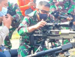 Dislitbangad Uji Coba Prototipe Senapan Sniper Kaliber 20 MM Anti Materiel