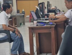 Mujito Selaku Pelapor Penuhi Undangan Reskrim Polresta Kediri untuk Berikan Keterangan