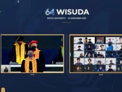 Wisuda 64 BINUS UNIVERSITY : 4.830 Lulusan Siap Menjawab Tantangan Industry 4.0 dan Society 5.0