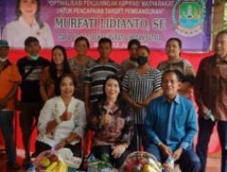 Reses Terakhir Murfati Lidianto warga  Harapan Baru Sangat Antusias