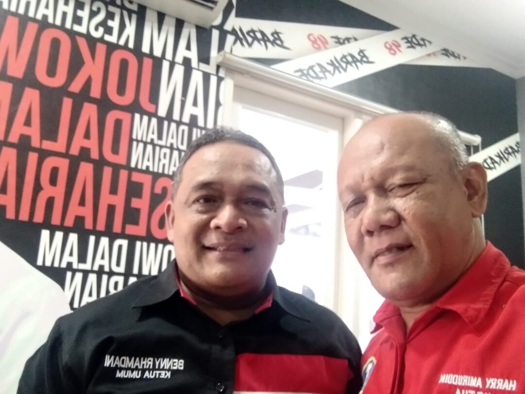 Ketua Barikade 98  Benny Ramdani Bersama  Ketua FORKAM Harry Amiruddin
