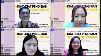 PT. Bina Indocipta Andalan  Gelar Webinar   Penerapan dan Kiat-Kiat Pengisian SPT PPh Orang Pribadi