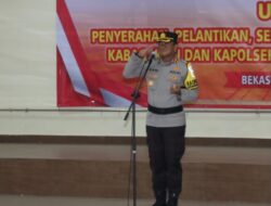 Kapolres Metro Bekasi Kota Pimpin Sertijab Pejabat Utama Dan Kapolsek