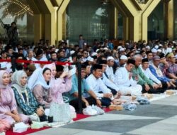 Trisya Suherman ketum Global CEO INDONESIA, dan Menteri Agama, Prof. Dr. KH. Nasaruddin Umar, M.A. Hadiri Peringatan Maulid Nabi 1447H/2025 di Masjid AL-KHAIRIYAH, Menara Syariah PIK2
