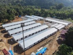 Nindya Karya Tingkatkan Spesifikasi Huntara Pascabanjir di Sumbar