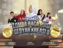 Ayo Ikuti Lomba Baca Puisi Gebyar Kreasi Jendela Puspita!