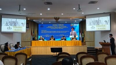 Sidang Terbuka Promosi Doktor Eryc: Program Studi Ilmu Ekonomi, Konsentrasi Manajemen Stratejik, Universitas Trisakti