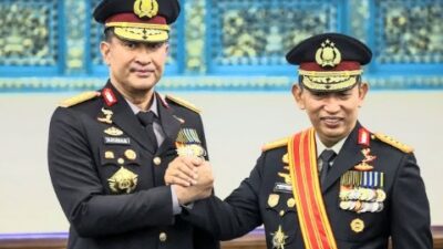 Resmi Dilantik Presiden, Suyudi Ario Seto dan Wahyu Hadiningrat Jalani Sertijab di Mabes Polri